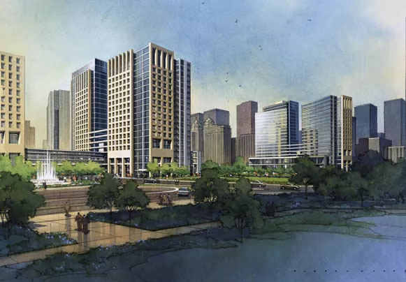 廣州建宇-珠江新城高德置秋廣場(chǎng)天為食項(xiàng)目